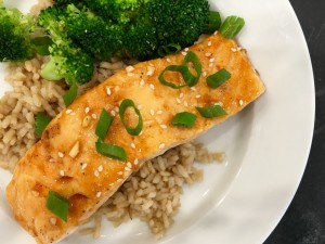 Honey Sriracha Salmon