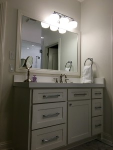 Master bath vanity/complete